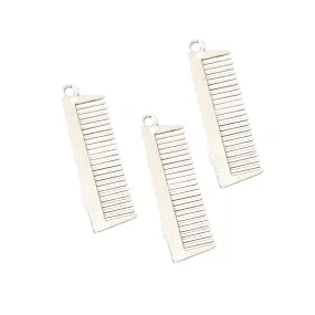 10 Pcs Comb Charms for jewelry making in size about 32x10mm