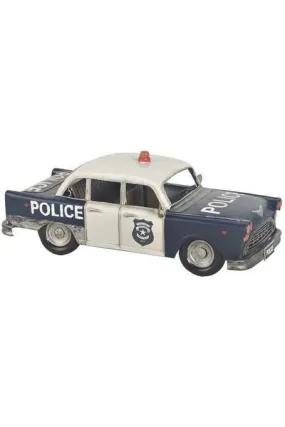 12" Antique Police Car with Decal