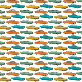 1950's Car Fabrics - Multi