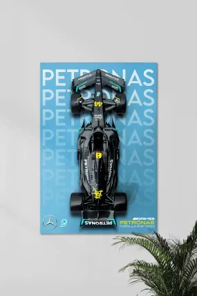 AMG PETRONAS F1 | SOLID CARS #02 | CAR POSTERS