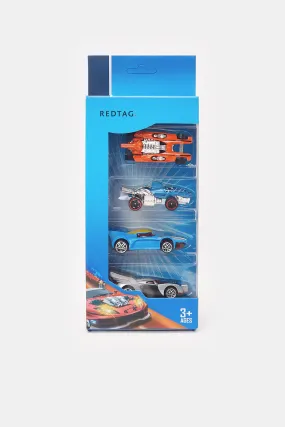 Assorted Alloy Toy Cars Set (Pack of 4)