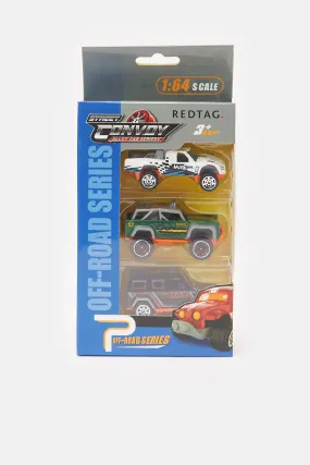 Assorted Off Road Series Cars Toys (Pack of 3)