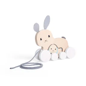 Bigjigs Toys Pull Along Bunny & Baby