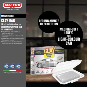 Mafra Clay Bar Grey 200gm (Light colour car)