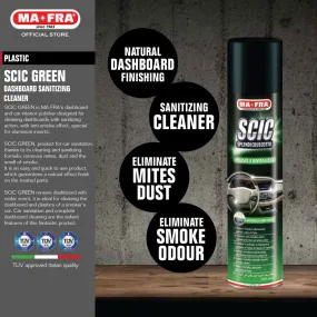 Mafra Scic Green Dashboard Sanitizing Cleaner 600ml