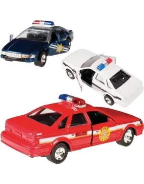 Pull Back Patrol Car