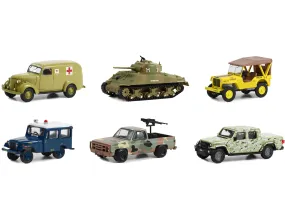 "Battalion 64" Set of 6 pieces Series 3 1/64 Diecast Models by Greenlight