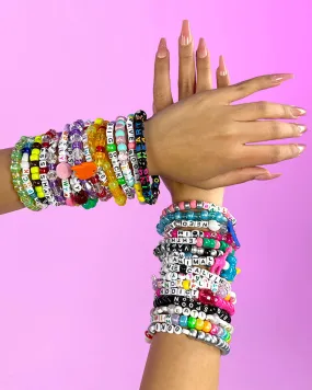 "Party Hard" 12pc Pre-Made Kandi Bracelets