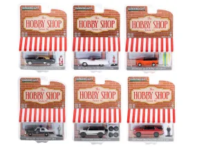 "The Hobby Shop" Set of 6 pieces Series 14 1/64 Diecast Model Cars by Greenlight