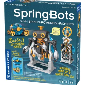 Spring Bots 3-in-1 Spring Powered Machines